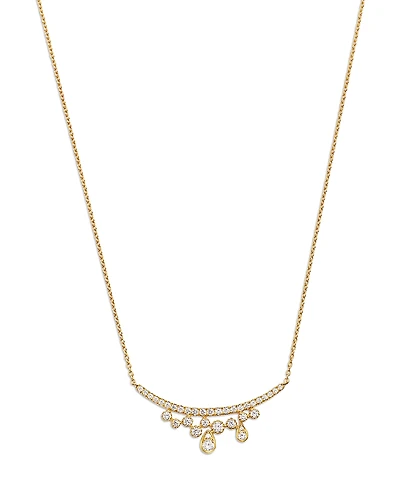 Bloomingdale's Fine Collection Diamond Scattered Necklace