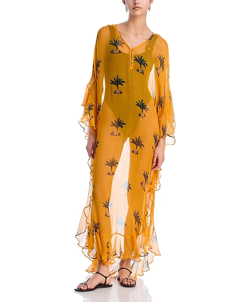 Coniglio Palm Beach Marjorie Maxi Caftan Dress