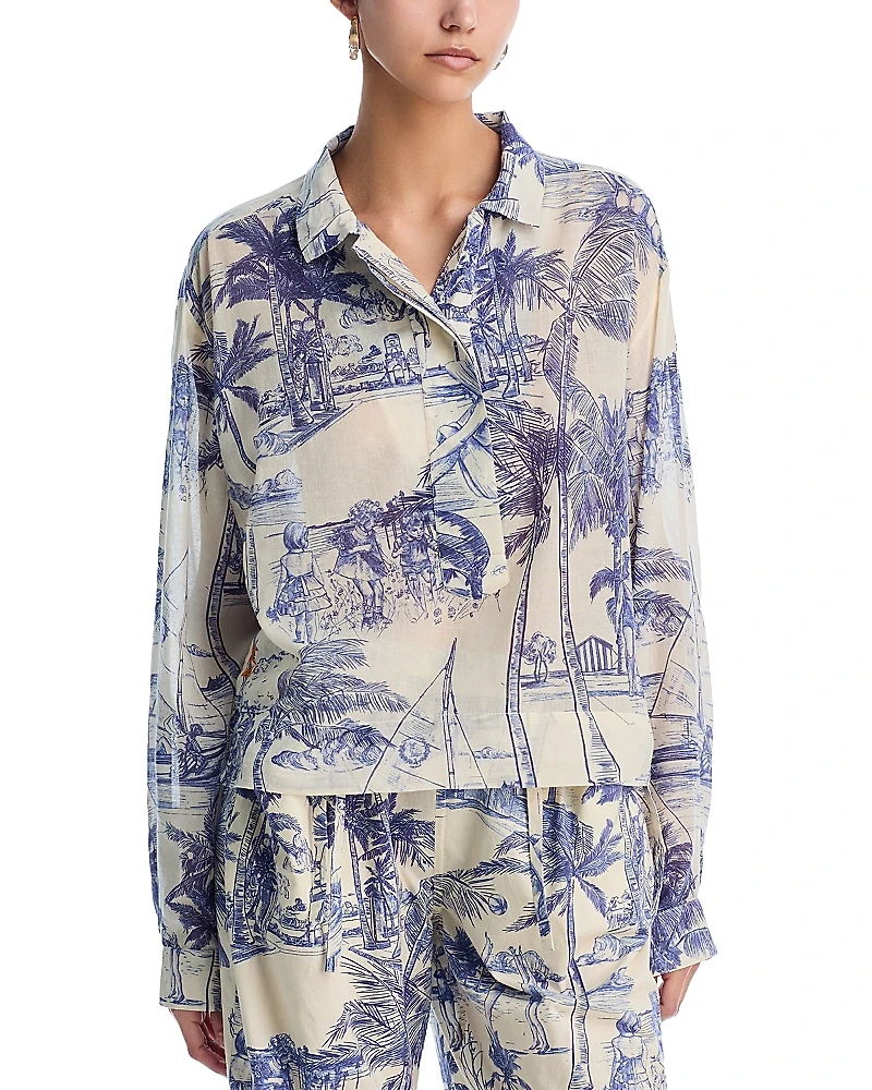 Coniglio Palm Beach Mirasol Long Sleeve Top