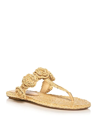 Stuart Weitzman Women's Magnolia T Strap Sandals