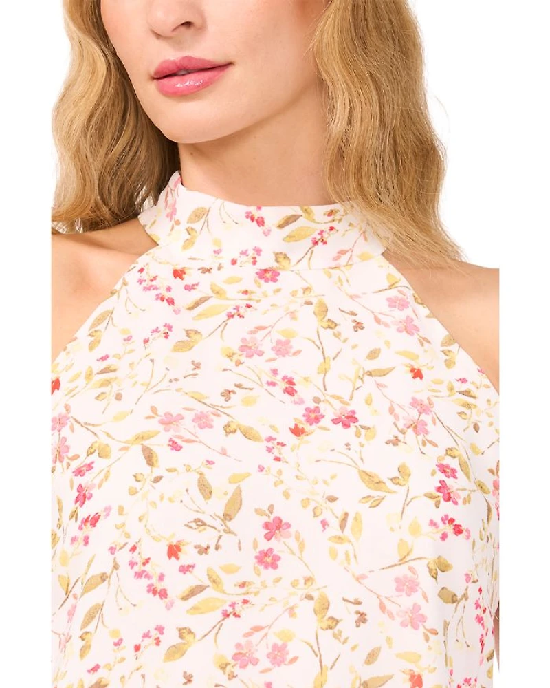 Floral Halter Neck Top