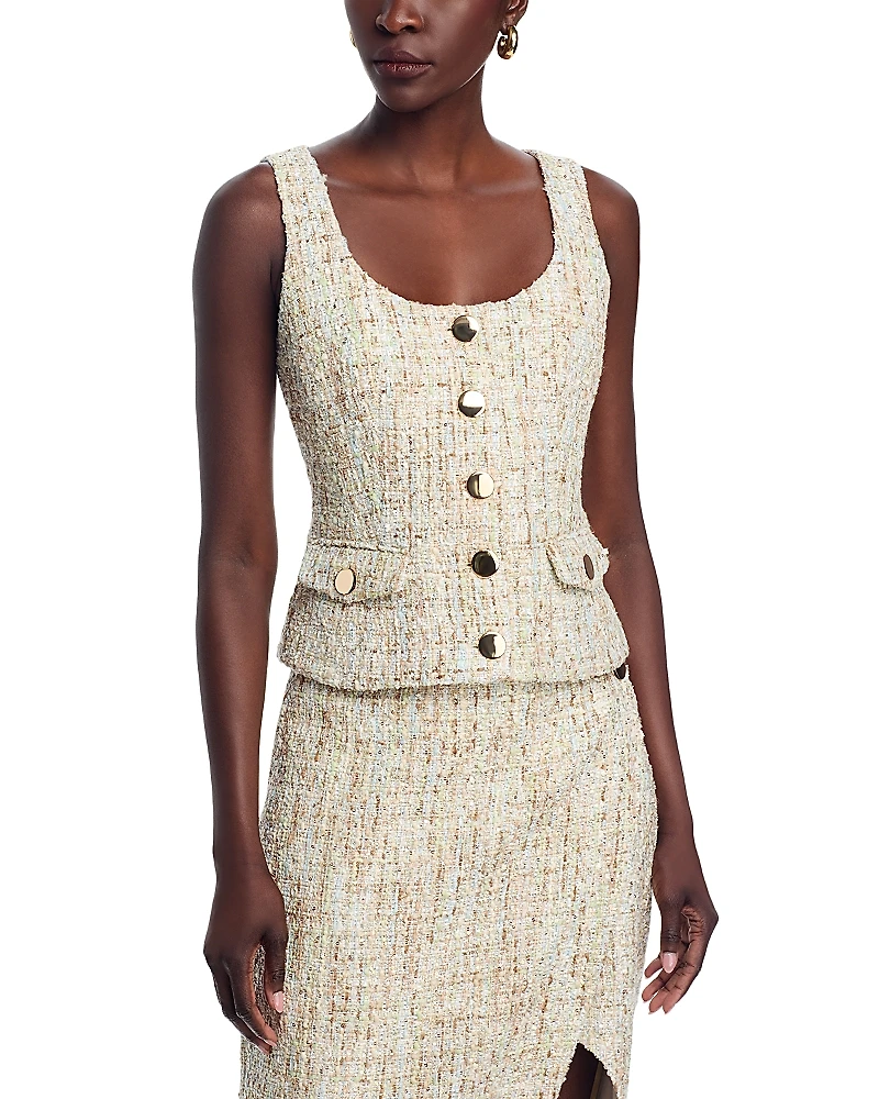 Toccin Georgia Button Front Top