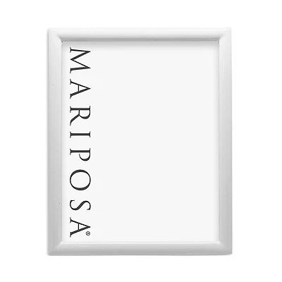 Mariposa Main Line White Frame, 8 x 10