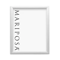 Mariposa Main Line White Frame, 8 x 10