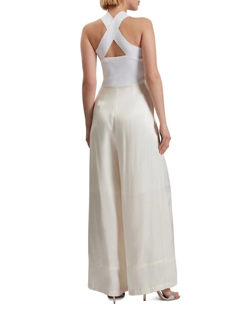 Baiblu Halter Neck Knit Jumpsuit