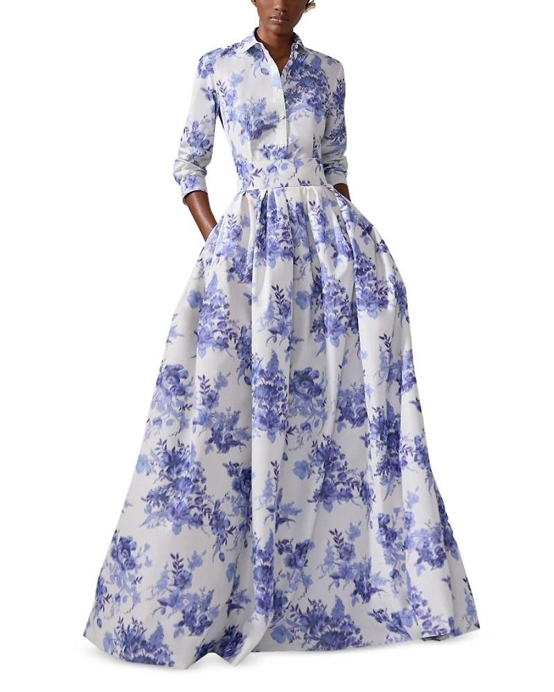 Floral Print Ball Skirt