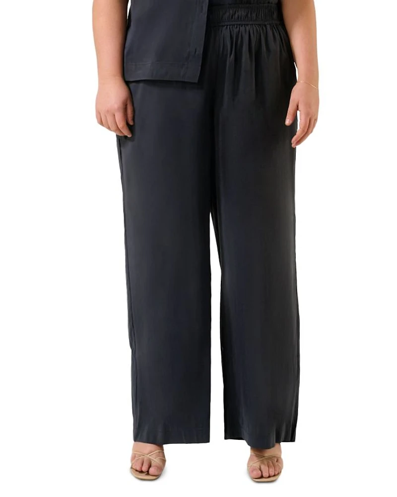 Plus Dusky Wide Leg Pants