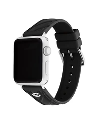 COACH Apple Watch® Black Silicone Strap, 38/40/41mm & 42mm