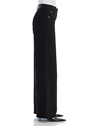 Sagit High Rise Wide Leg Jeans Black
