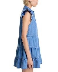 Jem Denim Tiered Mini Dress