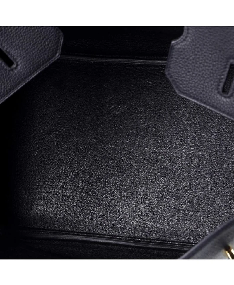 Birkin Handbag Black Togo with Gold Hardware