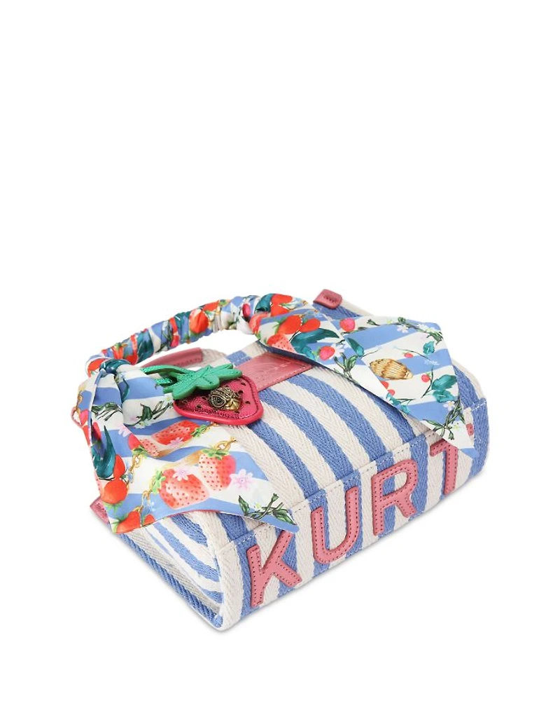 Extra Small Southbank Striped Canvas Tote