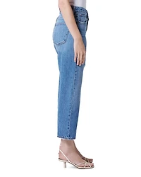 90's Crop Mid Rise Straight Jeans Shrine