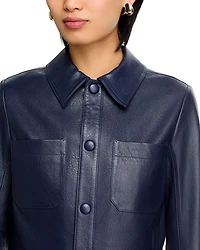 The Small Leather Slim Fit Jacket
