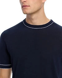 Linen Blend Crewneck Sweater