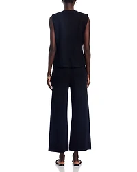 Sweater Vest & Wide Leg Pants Set