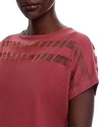 Mesh Inset Sweatshirt