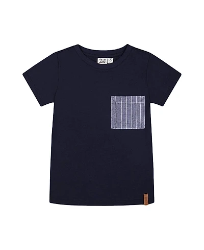 Deux par Boys' Short Sleeve Tee with Pocket