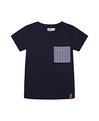 Deux par Boys' Short Sleeve Tee with Pocket