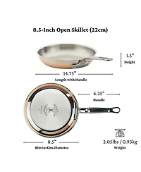 CopperBond® 8.5" Induction Copper Skillet
