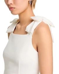 Whisper Bow Strap Mini Dress