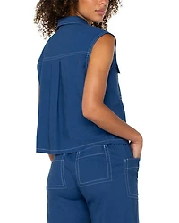 Sleeveless Cargo Shirt