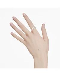Hyperbola Crystal Multi Row Ring
