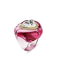 Dulcis Heart Crystal Cocktail Ring