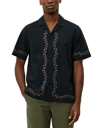 Les Deux Lesley Embroidered Camp Shirt
