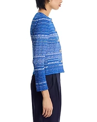 Melange Tweed Knit Jacket