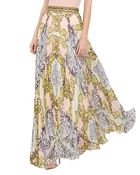 Alice and Olivia Katz Pleated Maxi Skirt