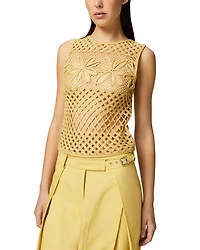 Gonzano Floral Crochet Top