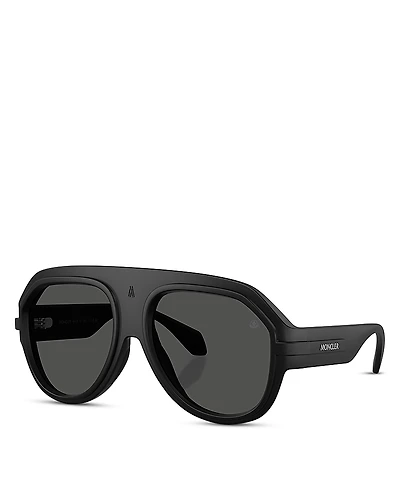 Moncler Fynder Aviator Sunglasses, 58mm