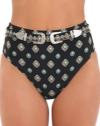 L'Agence Vanessa South Western Belted High Waisted Bottom