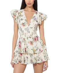 Kessie Ruffle Sleeve Romper