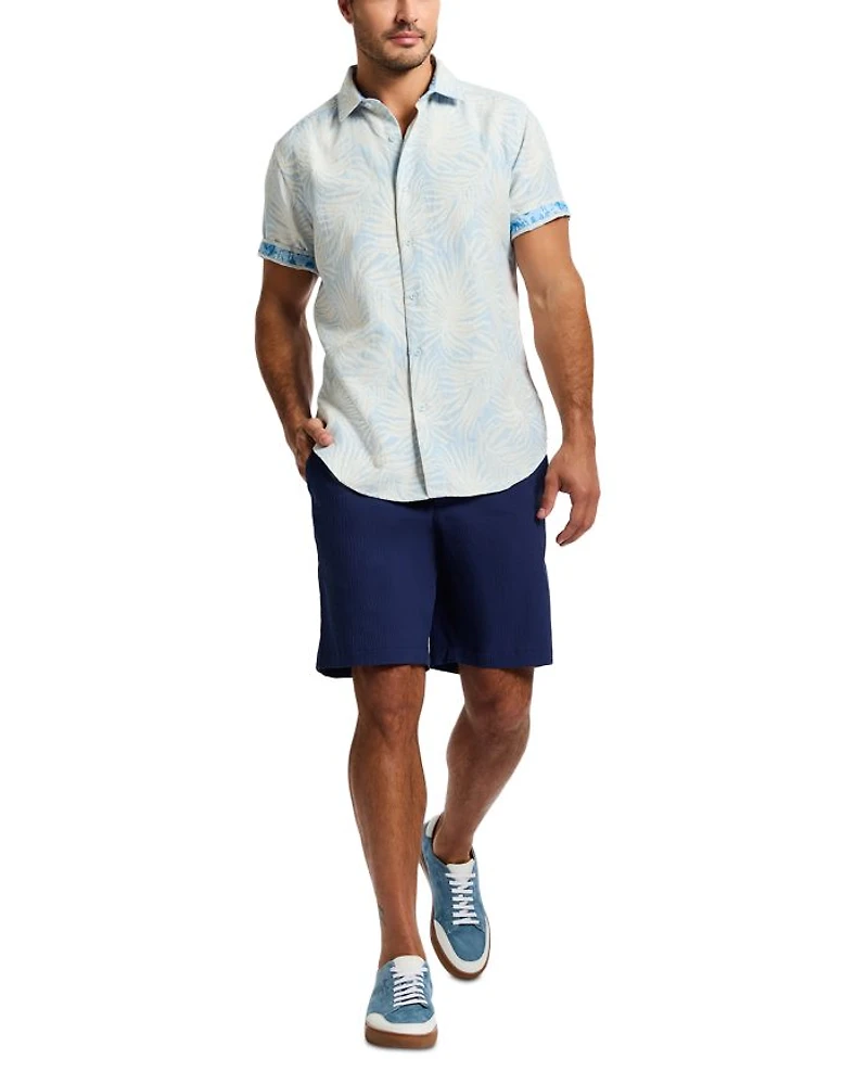 Royal Palms Printed Short Sleeve Shirt