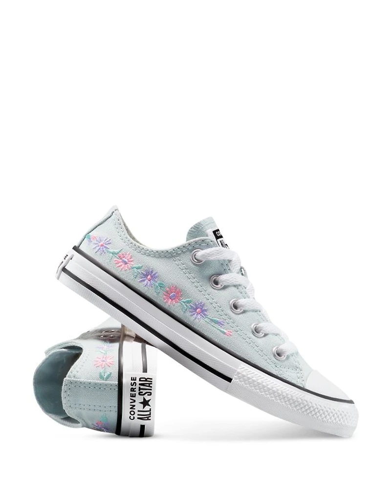 Girls' Chuck Taylor All Star Ox Joyful Florals Lace Up Sneakers - Toddler, Little Kid