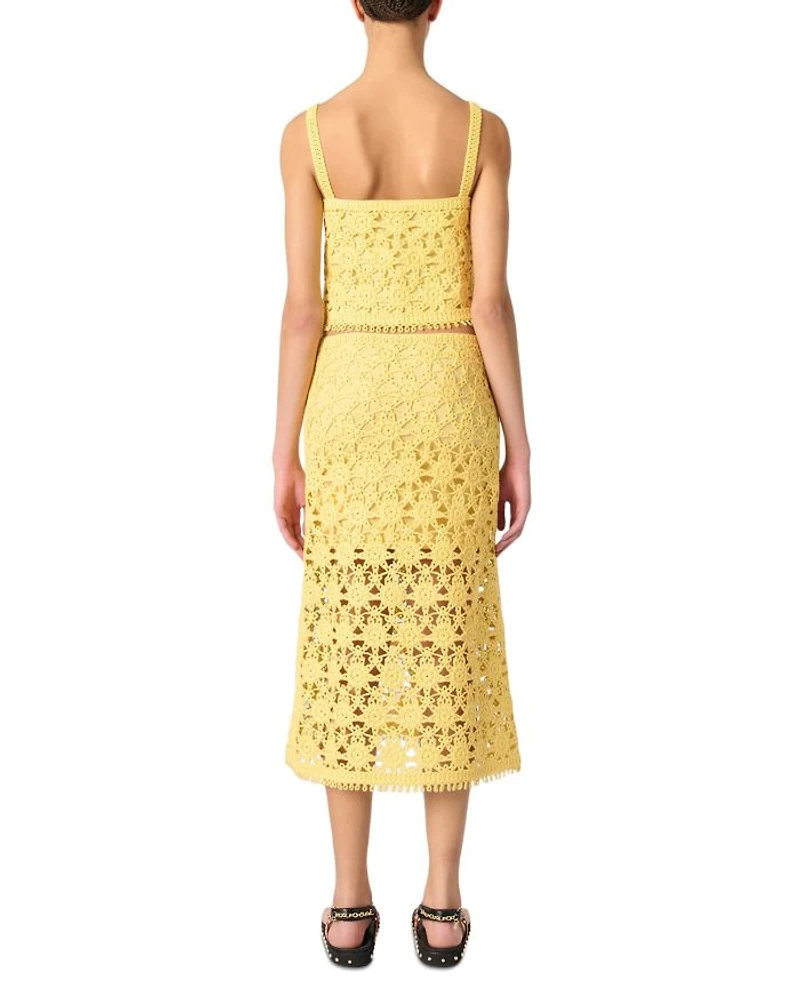Long Crochet Skirt