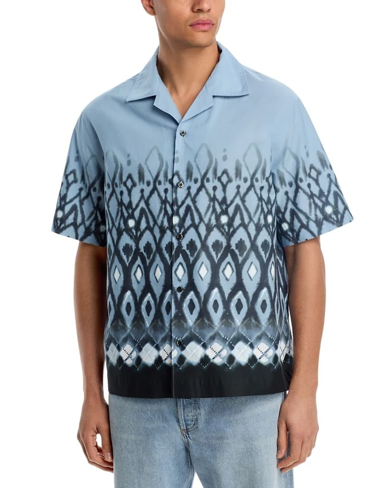Espino Printed Short Sleeve Camp Shirt