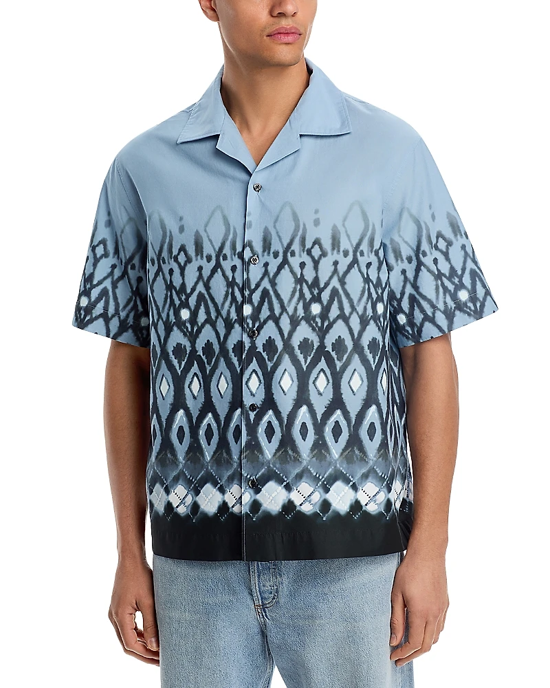 Hugo Espino Printed Short Sleeve Camp Shirt