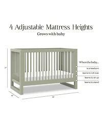 Nantucket 3-in-1 Convertible Crib with Toddler Bed Conversion Kit