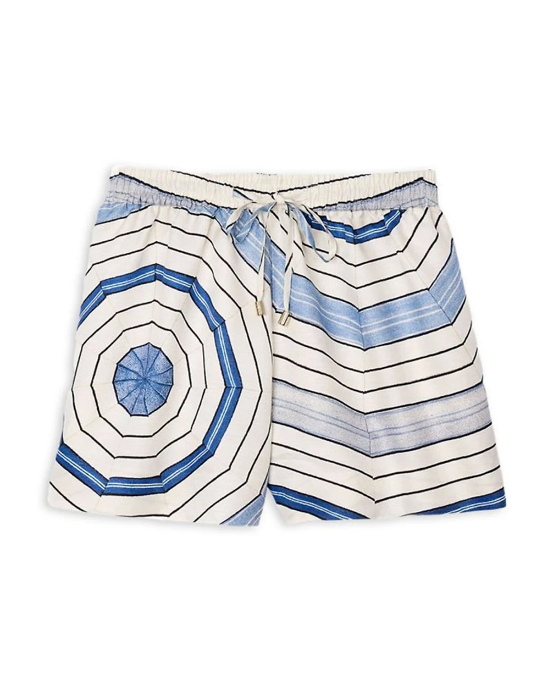 Spiral Motif Shorts