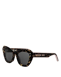 Dior DiorPacific B3U Havana Butterfly Sunglasses, 52mm