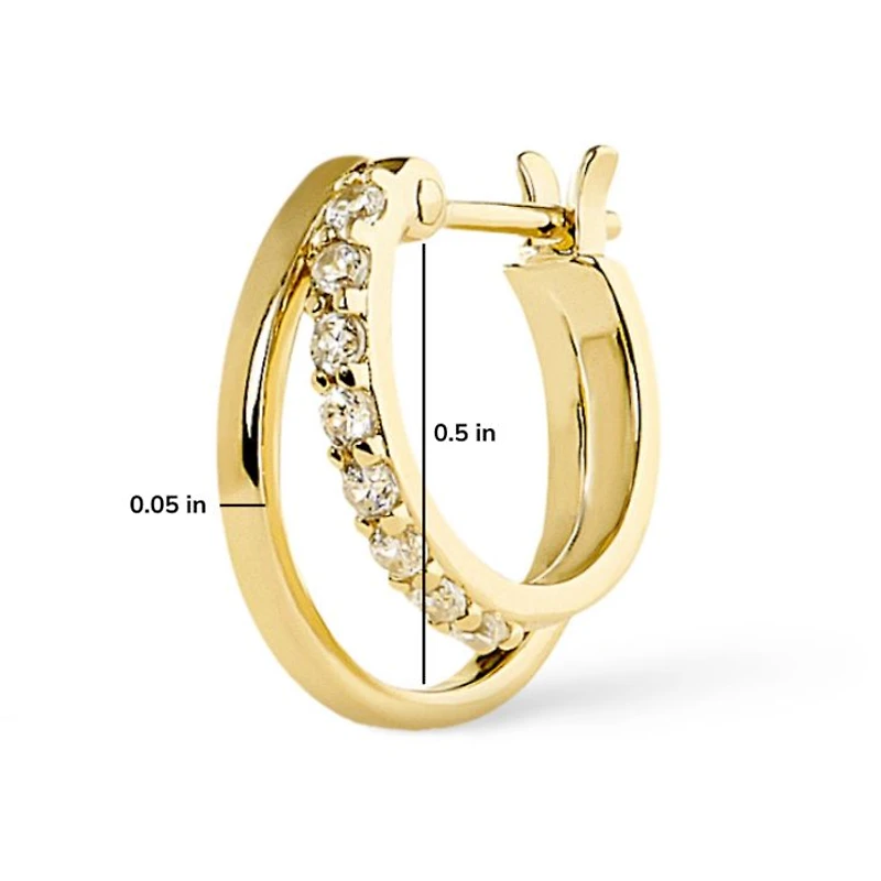 Toda Double Hoop Earrings