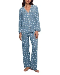 Gisele Printed Long Pajama Set