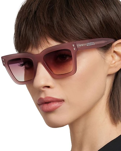 Rectangle Sunglasses, 53mm