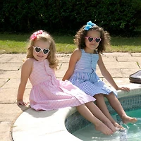 Girls' Striped Button-Front Sun Dress - Little Kid, Big Kid