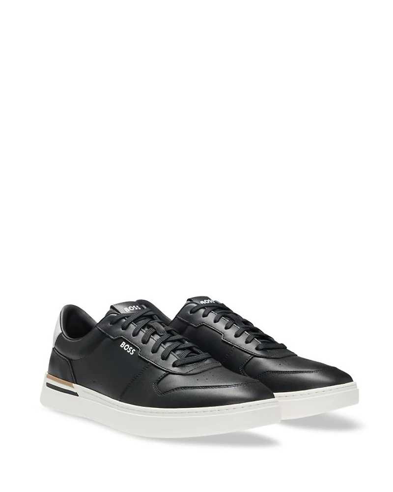 Men's Leather Lace Up Sneakers