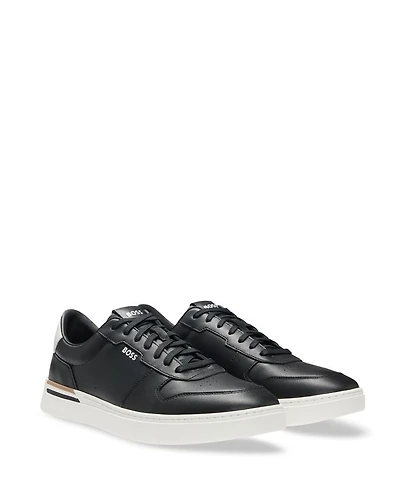 Men's Leather Lace Up Sneakers