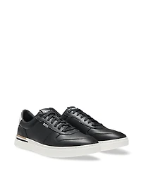Boss Men's Leather Lace Up Sneakers